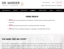 Tablet Screenshot of drmarderskincare.com